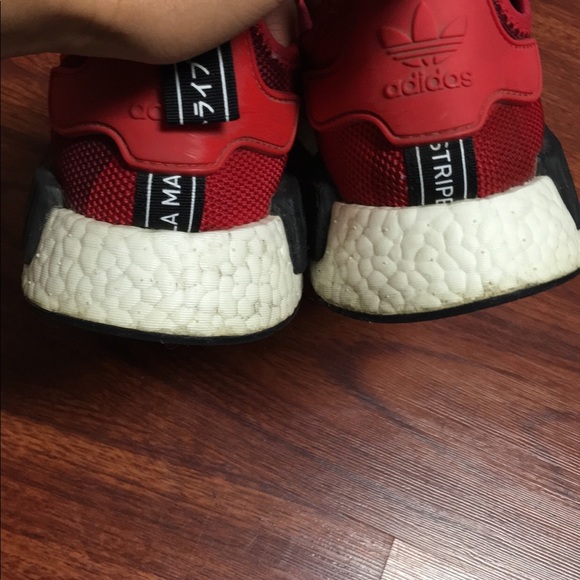 NMD R1 Red Camo (RARE) Size 9 - Picture 4 of 6